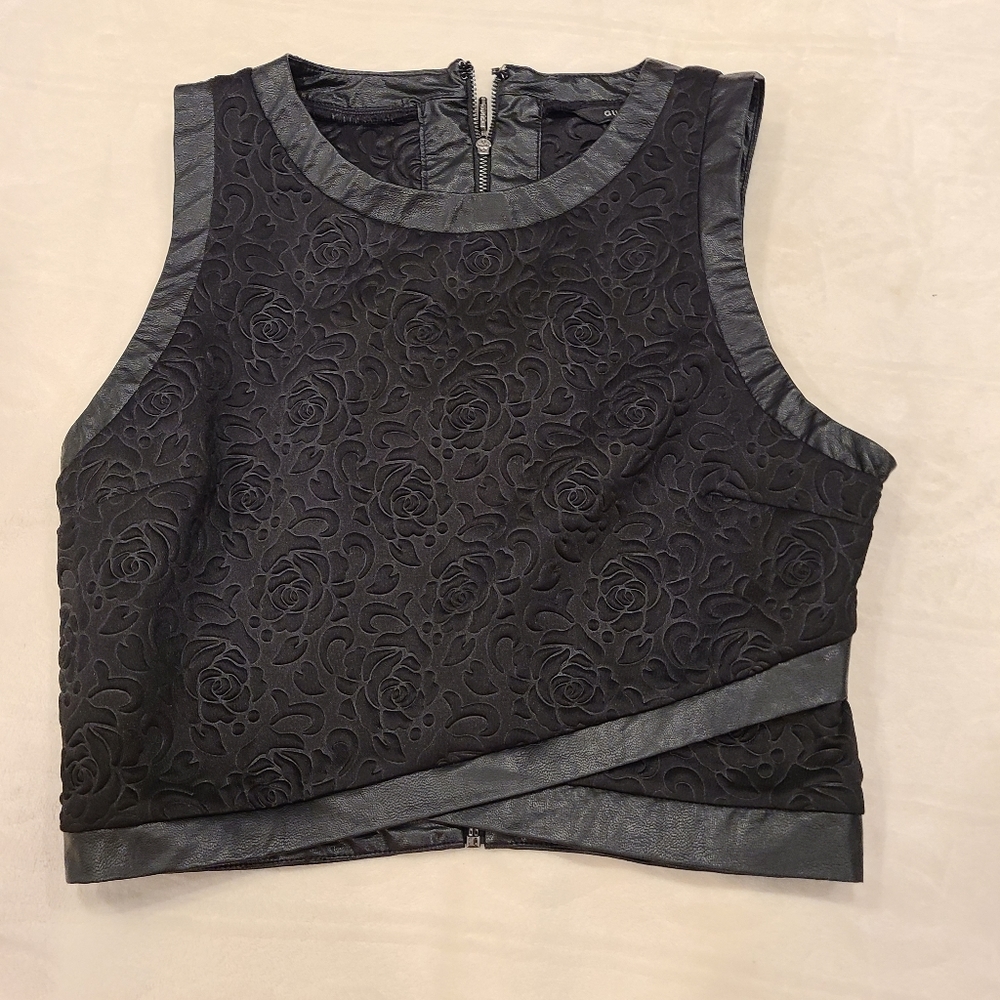Guess crop top floral prints